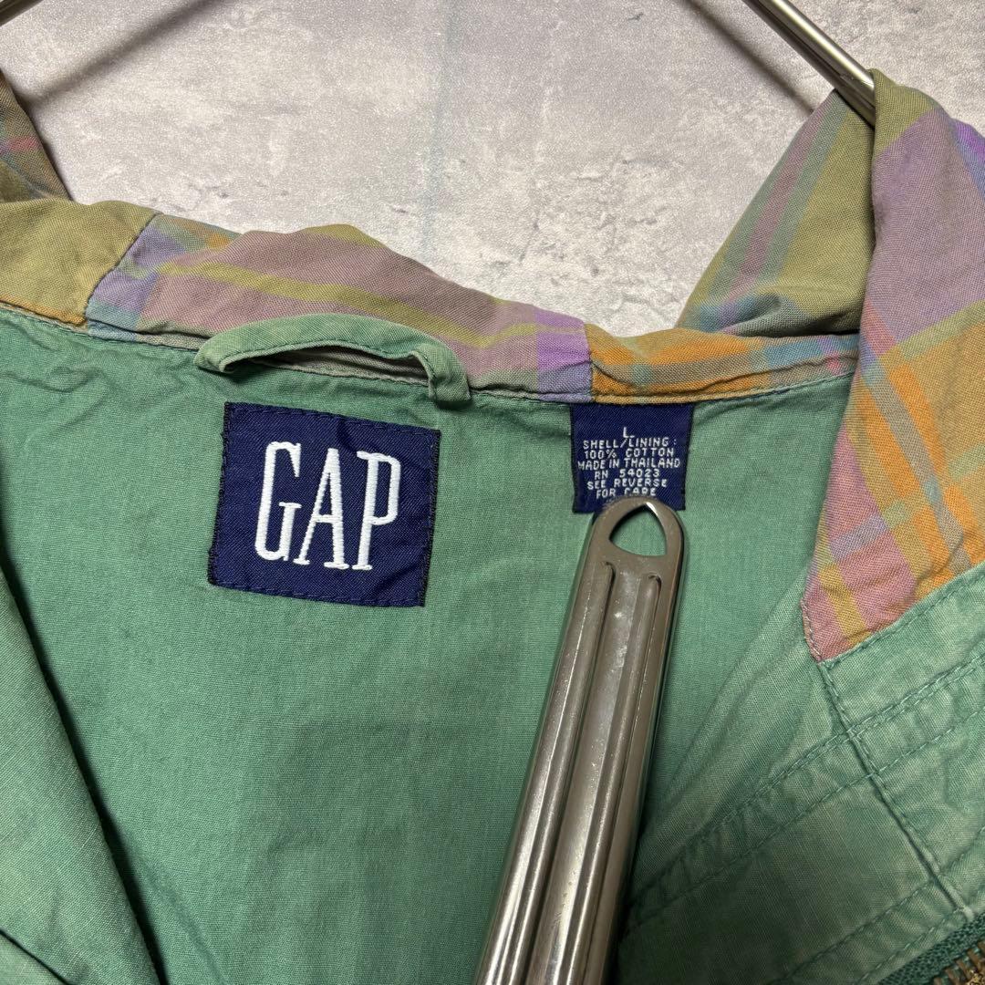 【nnnnnk】90s old gap コットン アノラックパーカー