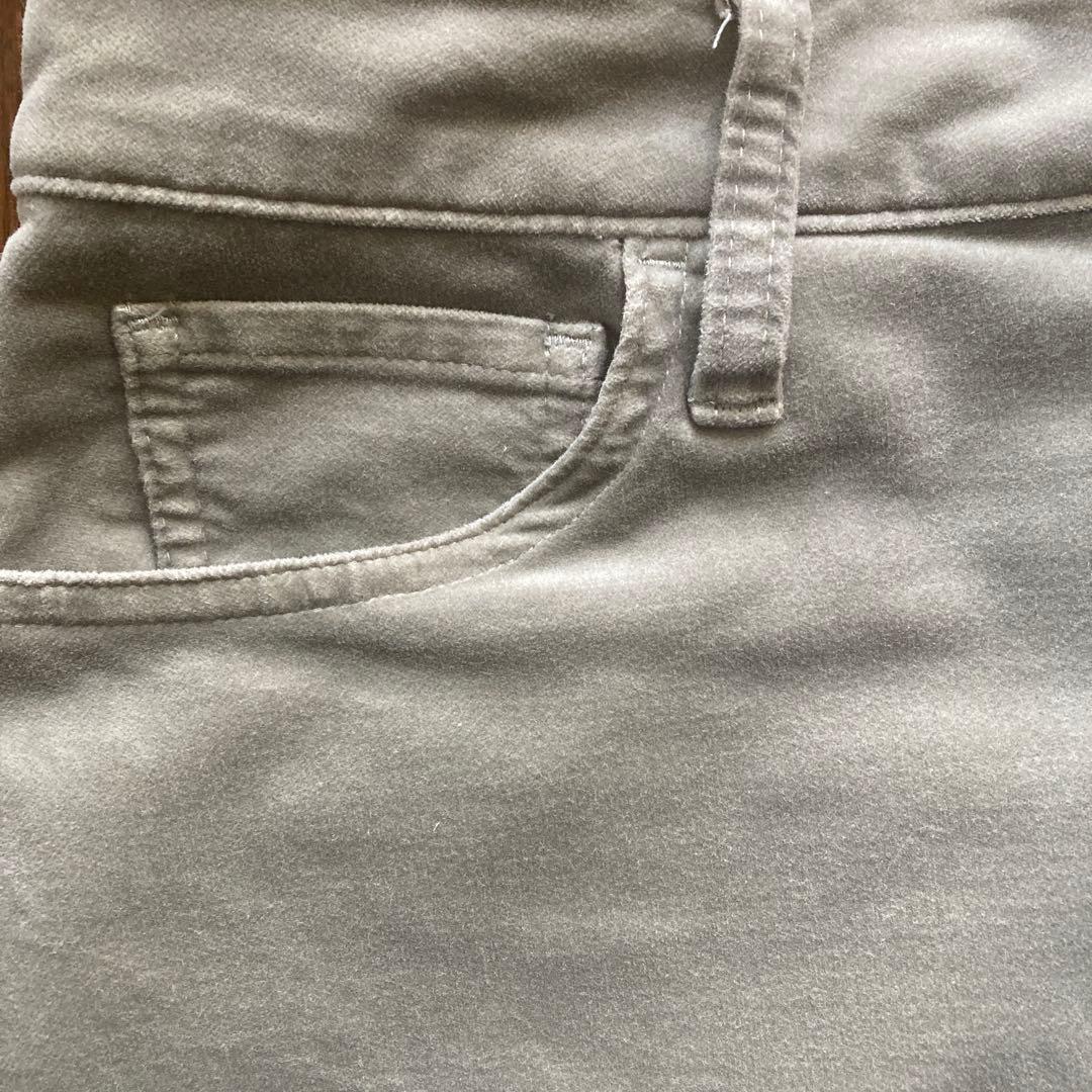 （洗える）23区DENIM ベルベットストレッチ Aライン スカート　現行品