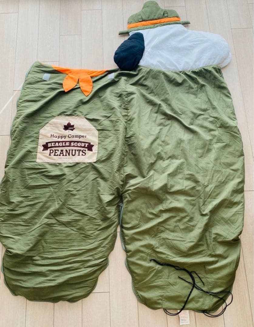 (完売品)LOGOS×SNOOPY 寝袋　ロゴス　スヌーピー　シュラフ
