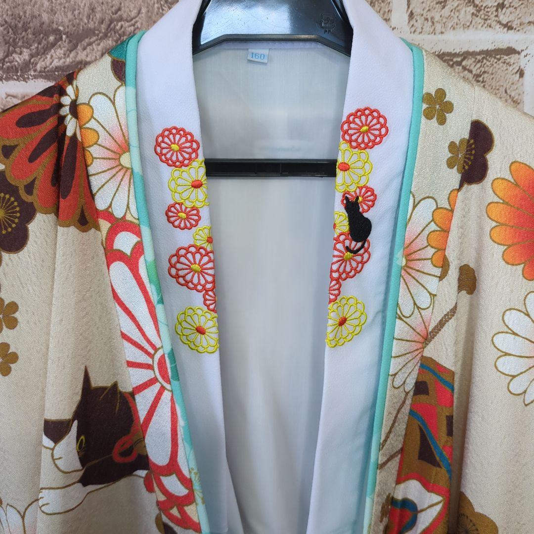 ✡APPLE✡　キャサリンコテージ　和柄×猫　袴セット♡ 160cm