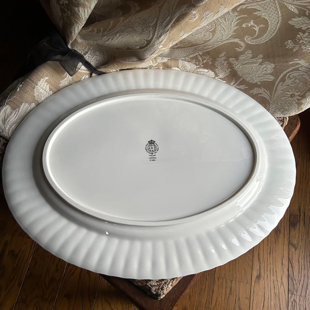 英国製  Worcester【Lavinia】 特大サービングプラター