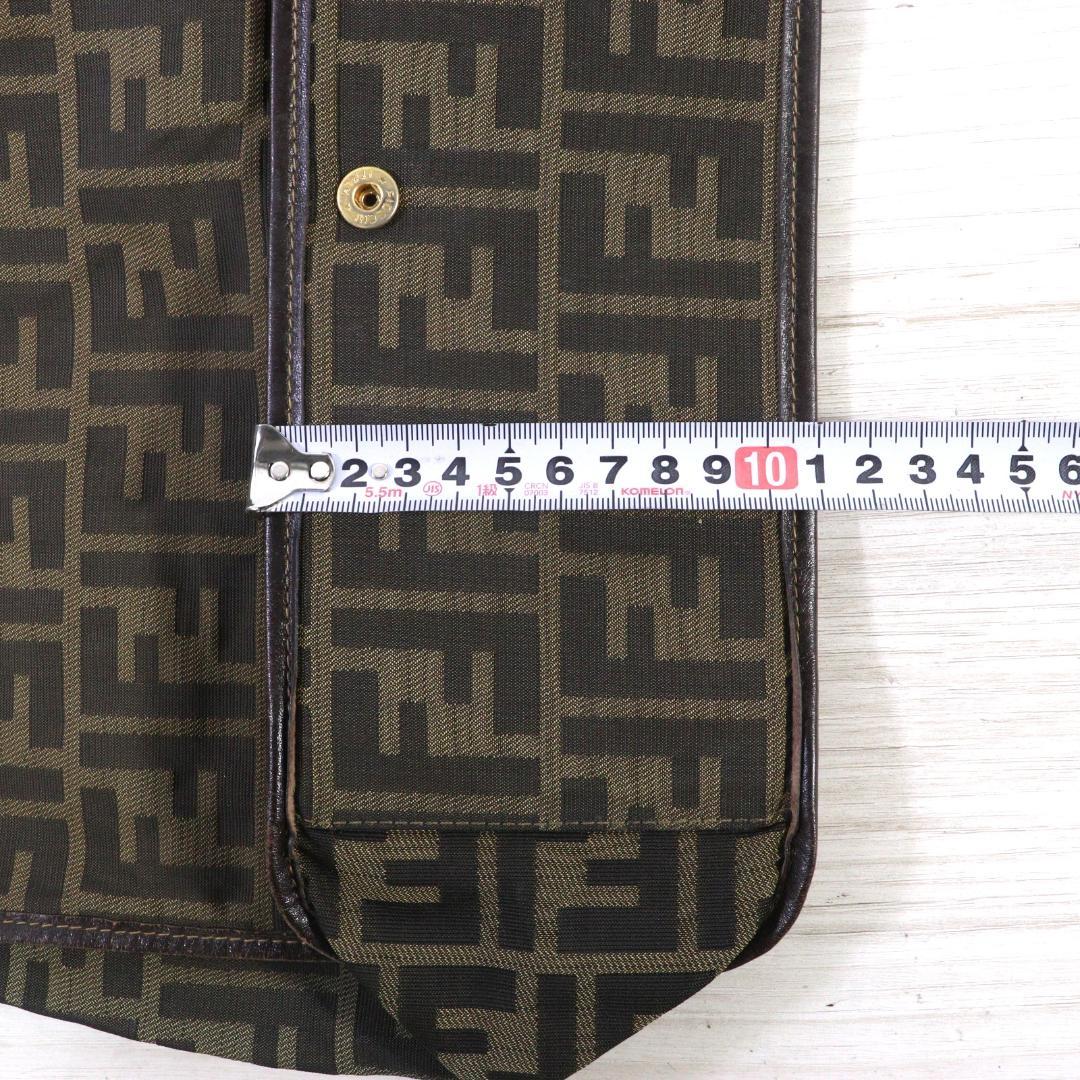 ◆FENDI フェンディ ヴィンテージ ズッカ柄 折り畳み ハンドトートバッグ