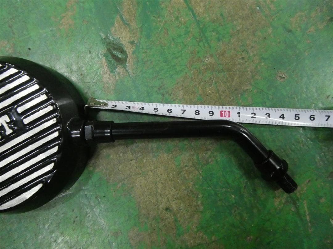 ロゴ有　アルフィンミラー　ロング　汎用　10mm BEET　キジマ