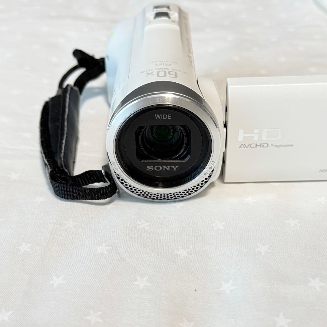 SONY HDR-CX480 HDビデオカメラ ハンディカム ホワイト