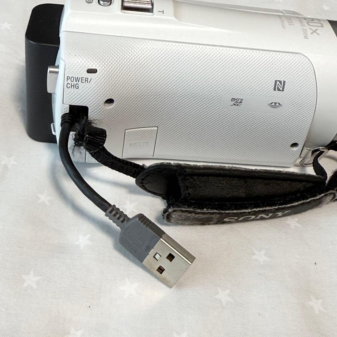 SONY HDR-CX480 HDビデオカメラ ハンディカム ホワイト