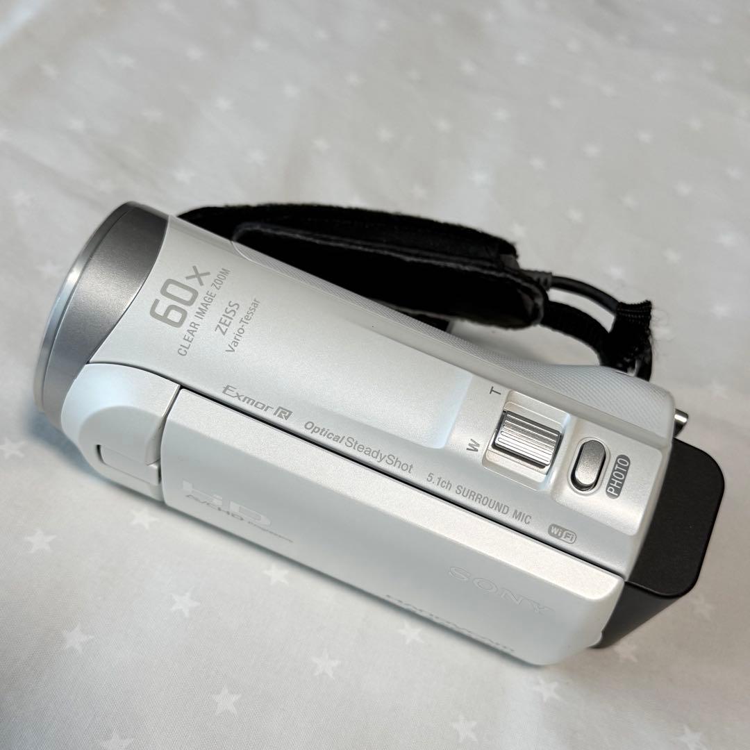SONY HDR-CX480 HDビデオカメラ ハンディカム ホワイト