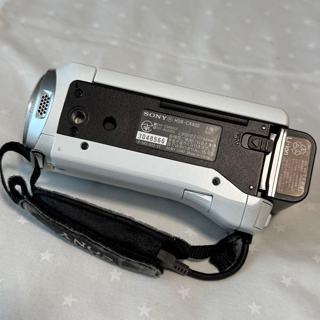 SONY HDR-CX480 HDビデオカメラ ハンディカム ホワイト