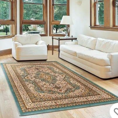 新品 未使用 ラグ 80cmx120cm カーペット 絨毯 アスワン ローズ