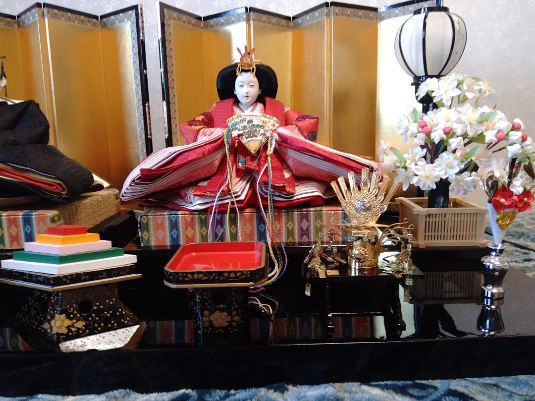 平安寿峰作　親王飾