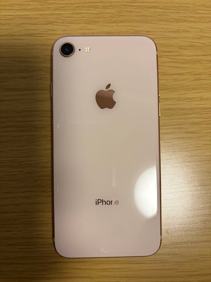 iPhone8 ゴールド　64GB SIMフリー　本体、箱、充電ケーブルあり