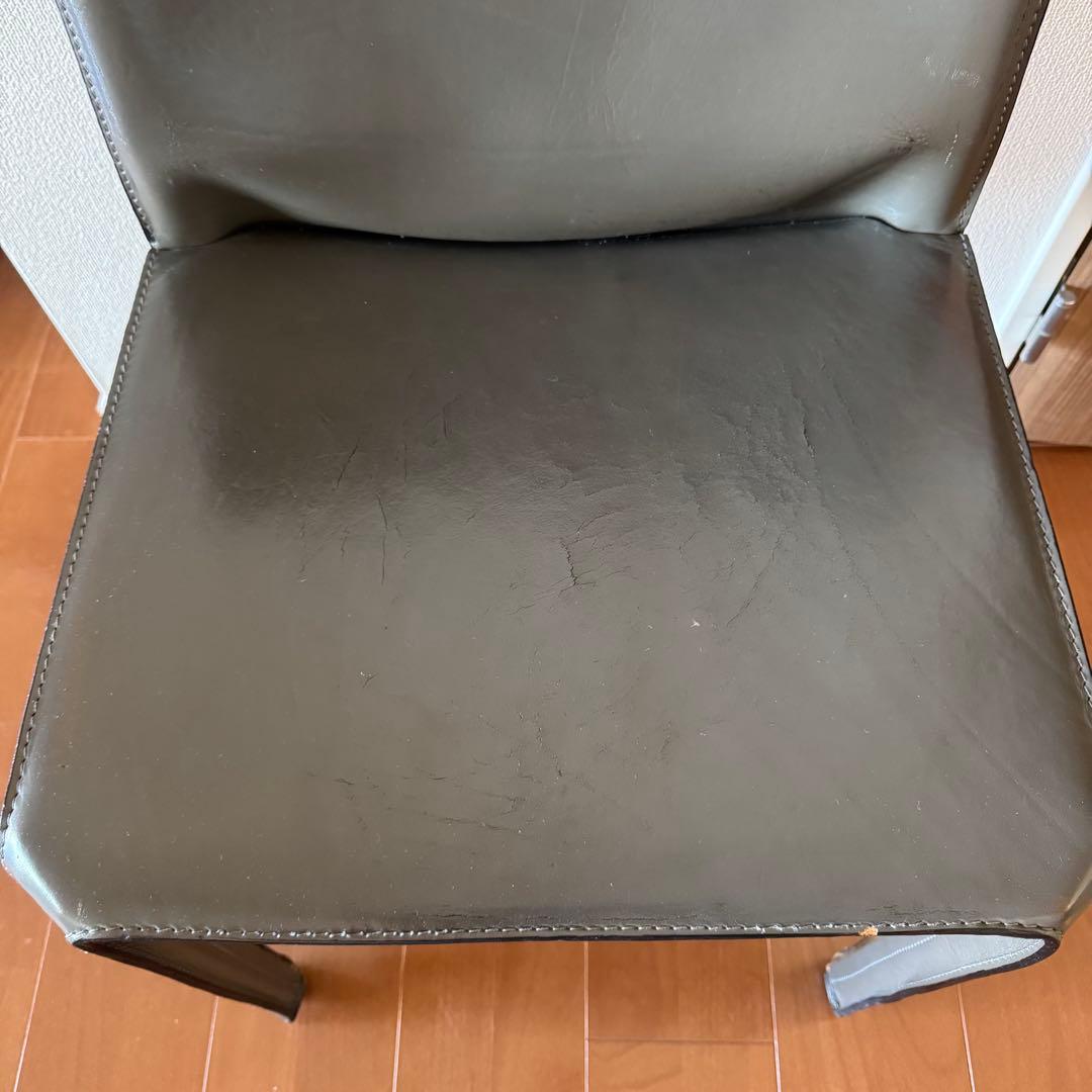 cassina カッシーナ 412 本革 ダイニングチェア ②セット売り
