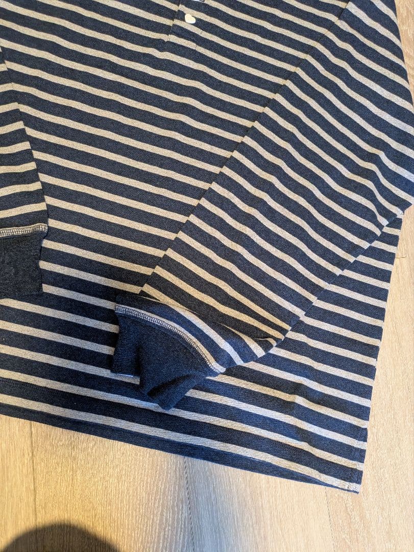 ヒューマンメイド ヘンリーネック長袖カットソー