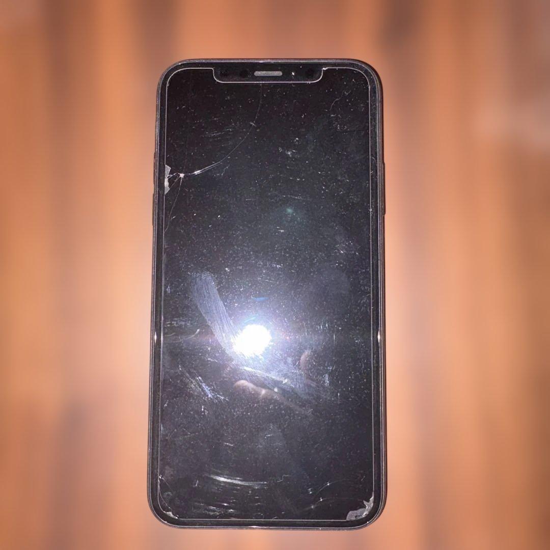 【値下げ中】iPhone XSスペースグレー 256GB動作正常　美品