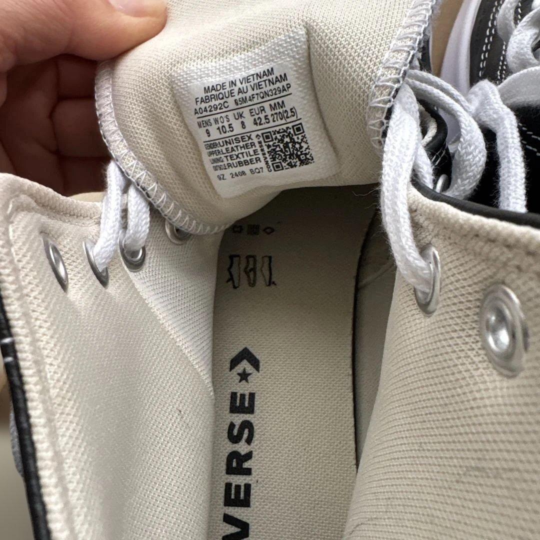 converse ランスターハイクレザーブラック A04292C