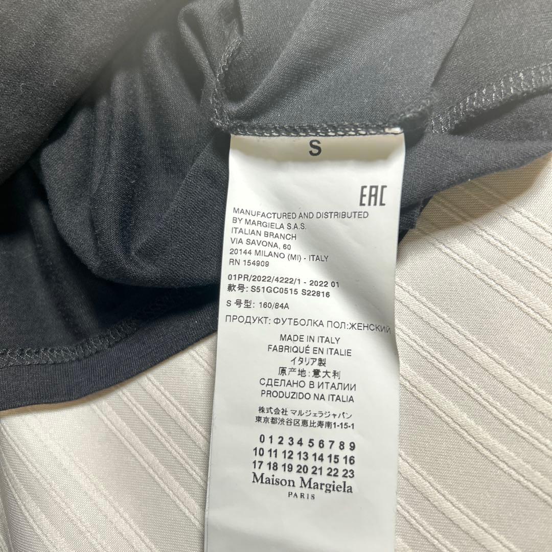 Maison Margiela ブラック Tシャツ ★美品 イタリア製 黒 黒T