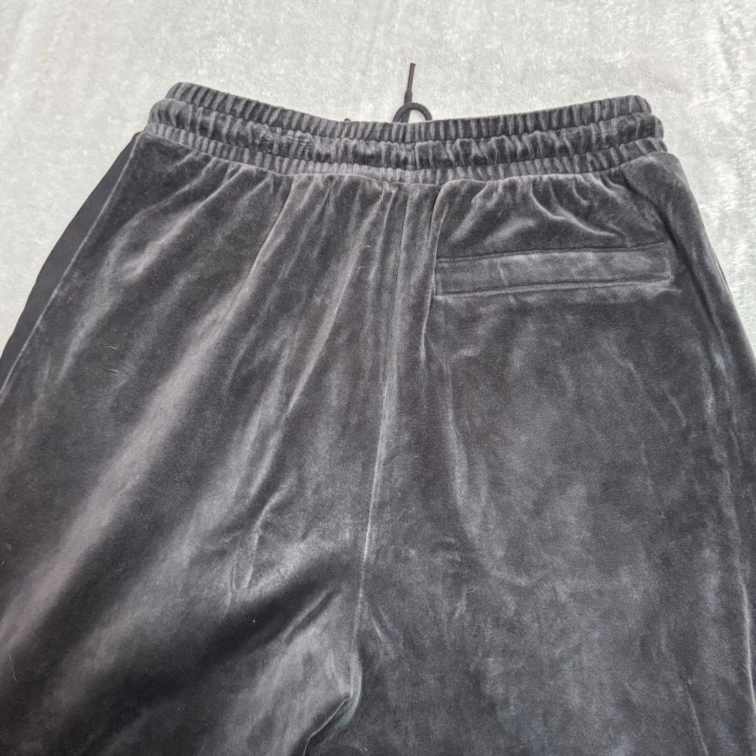 PUMA プーマ ベロア セットアップ オールブラック トラックジャケット