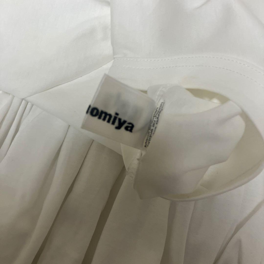 今季コムデギャルソンnoir kei ninomiya フリルTシャツSホワイト