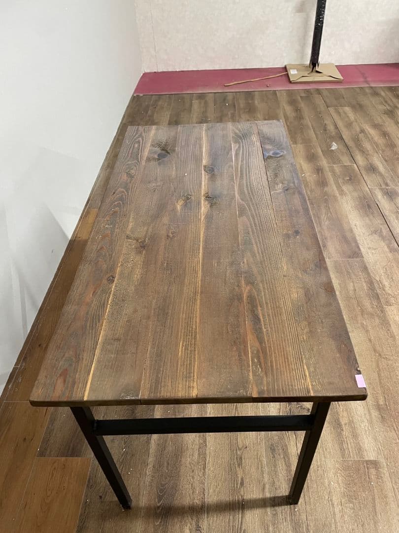 ウォールナット色　カウンターテーブル　ヴィンテージテーブル　幅105