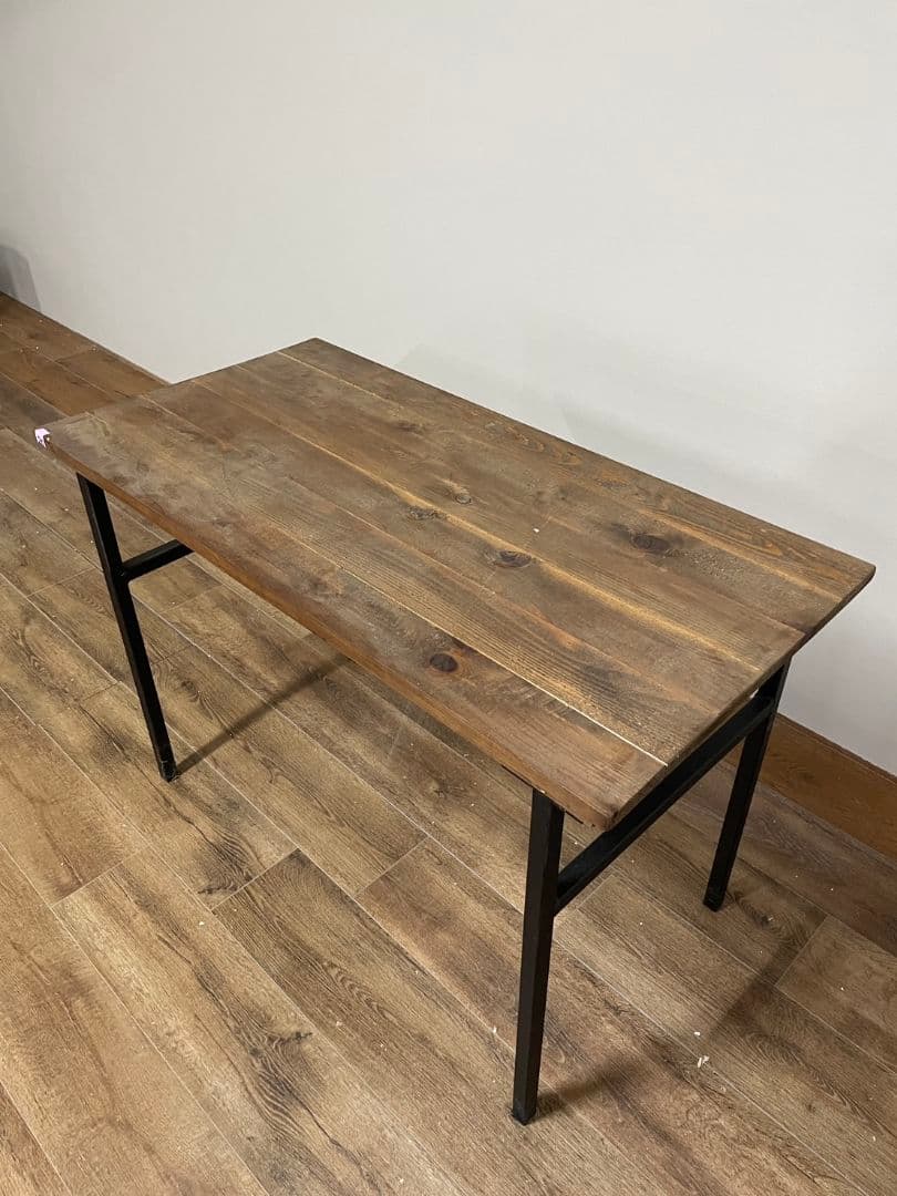 ウォールナット色　カウンターテーブル　ヴィンテージテーブル　幅105