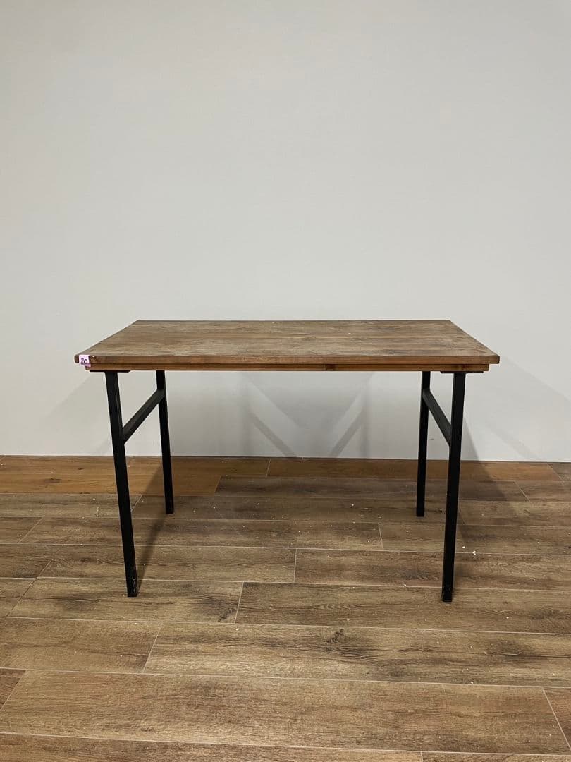 ウォールナット色　カウンターテーブル　ヴィンテージテーブル　幅105