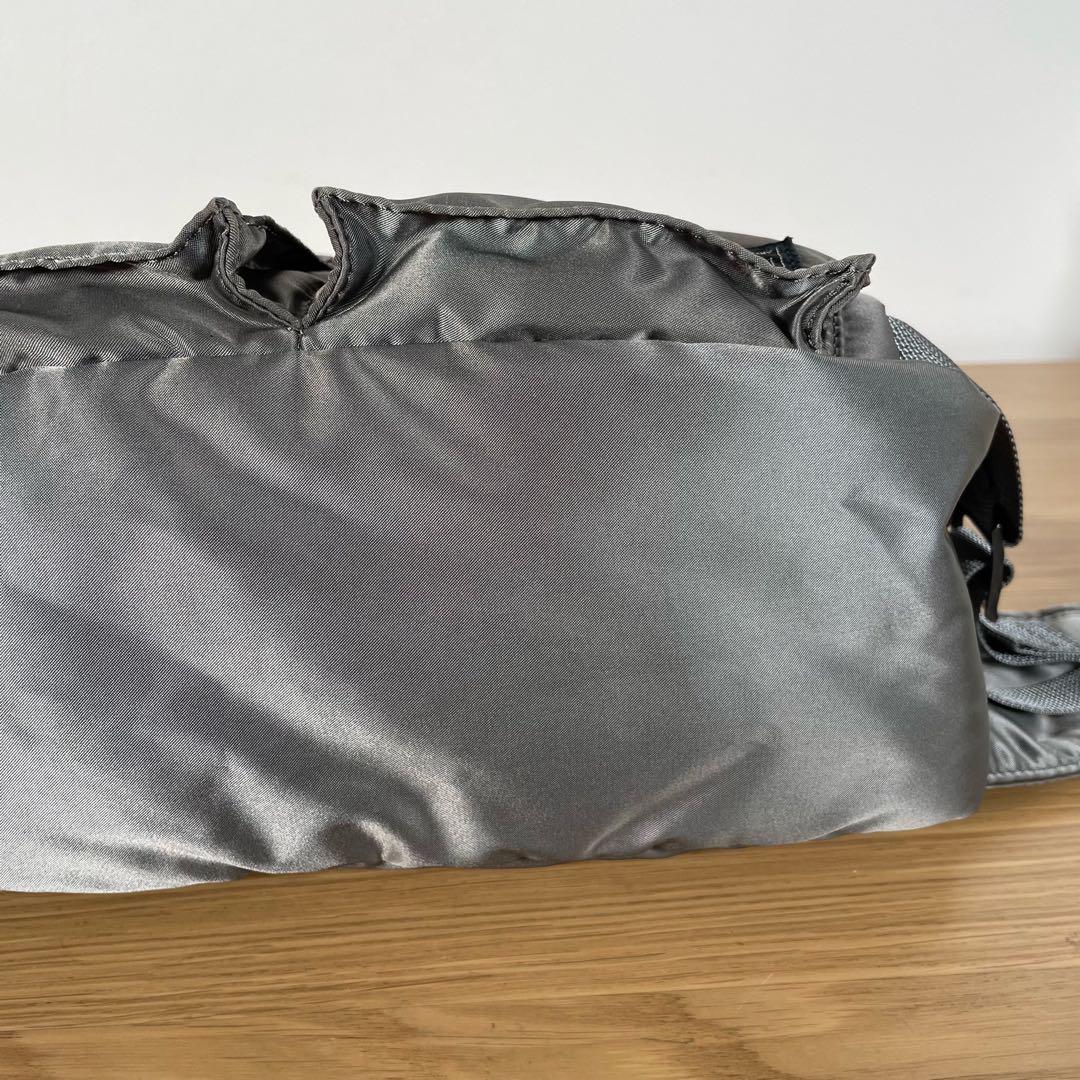 ポーター　ウエストポーチ　ウエストバッグ　ボディバッグ　グレー