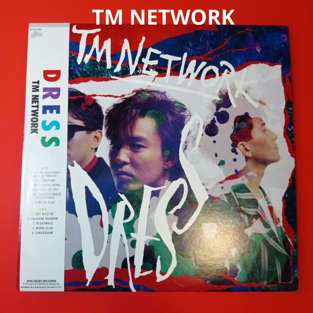 tm network LP レコード　dress 小室哲哉