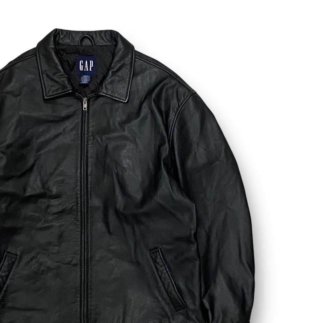 00's GAP ギャップ　レザージャケット　ミントコンディション