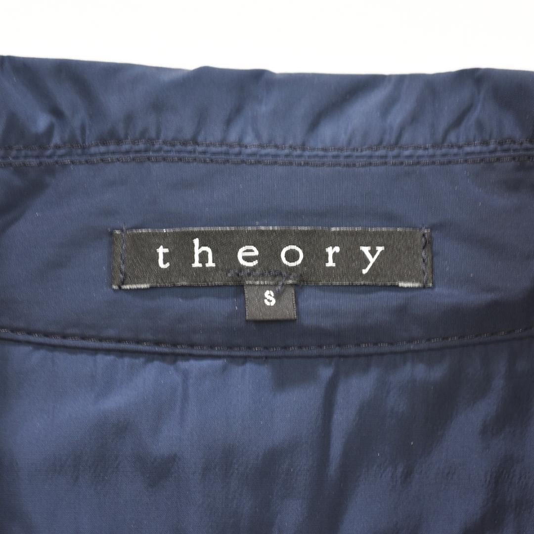 【人気】 【上質】 セオリー ライナー付き トレンチコート S ネイビー ♪