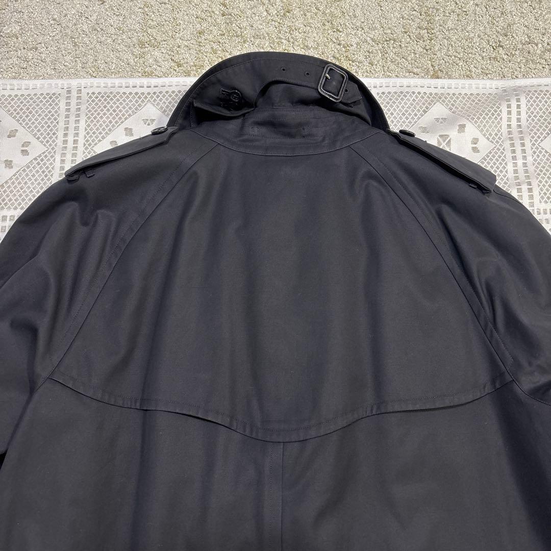 [美品]バーバリーロンドン　ブラック トレンチコート ダブル Burburry