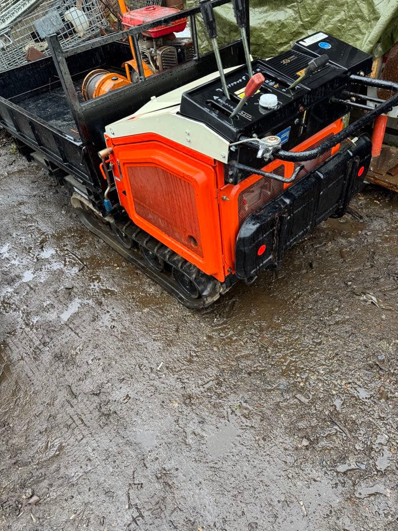 クボタジィーゼル運搬車　セル付　ワキタ林業ウインチセット