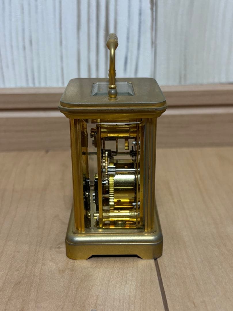 英国製 マッピン＆ウェッブ　キャリッジクロック　キー無し　非稼働品