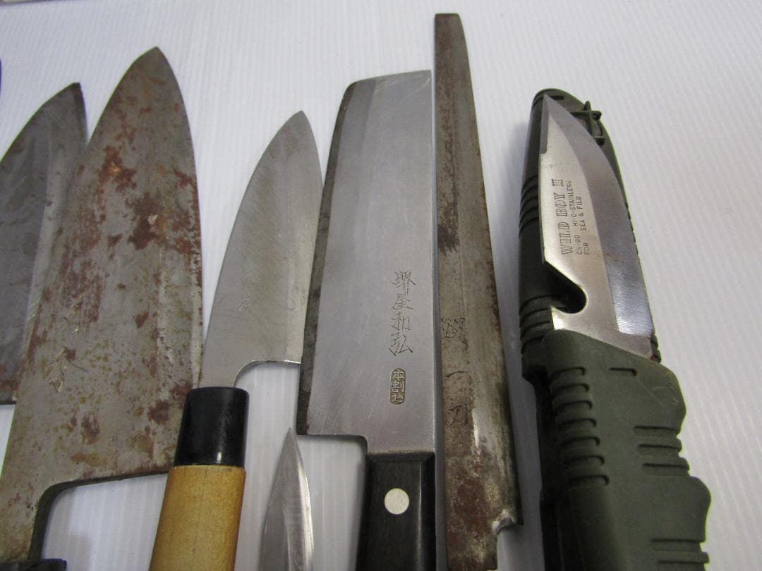 A2519 包丁 料理包丁 和まとめて10本