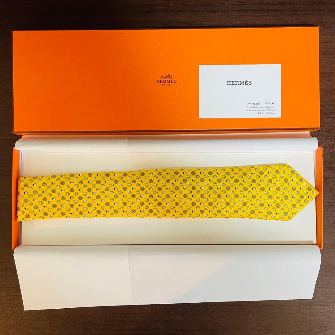 【 新品未使用品 】 エルメス ネクタイ シルク100％ メンズ HERMES