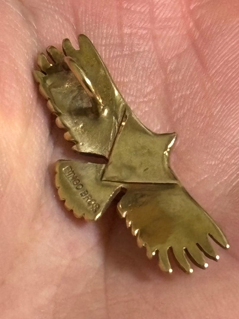 ビンゴブラザーズK18ターコイズ付ミニイーグルトップ数原龍友着用不用品出品