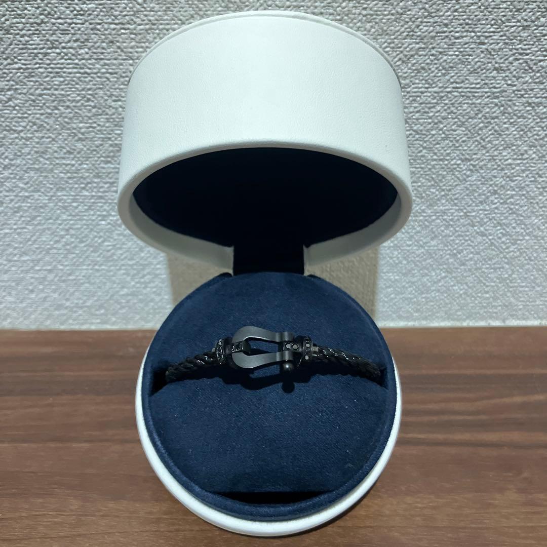 FRED フレッド フォース10 ブレスレット ブラックダイヤ ラージモデル