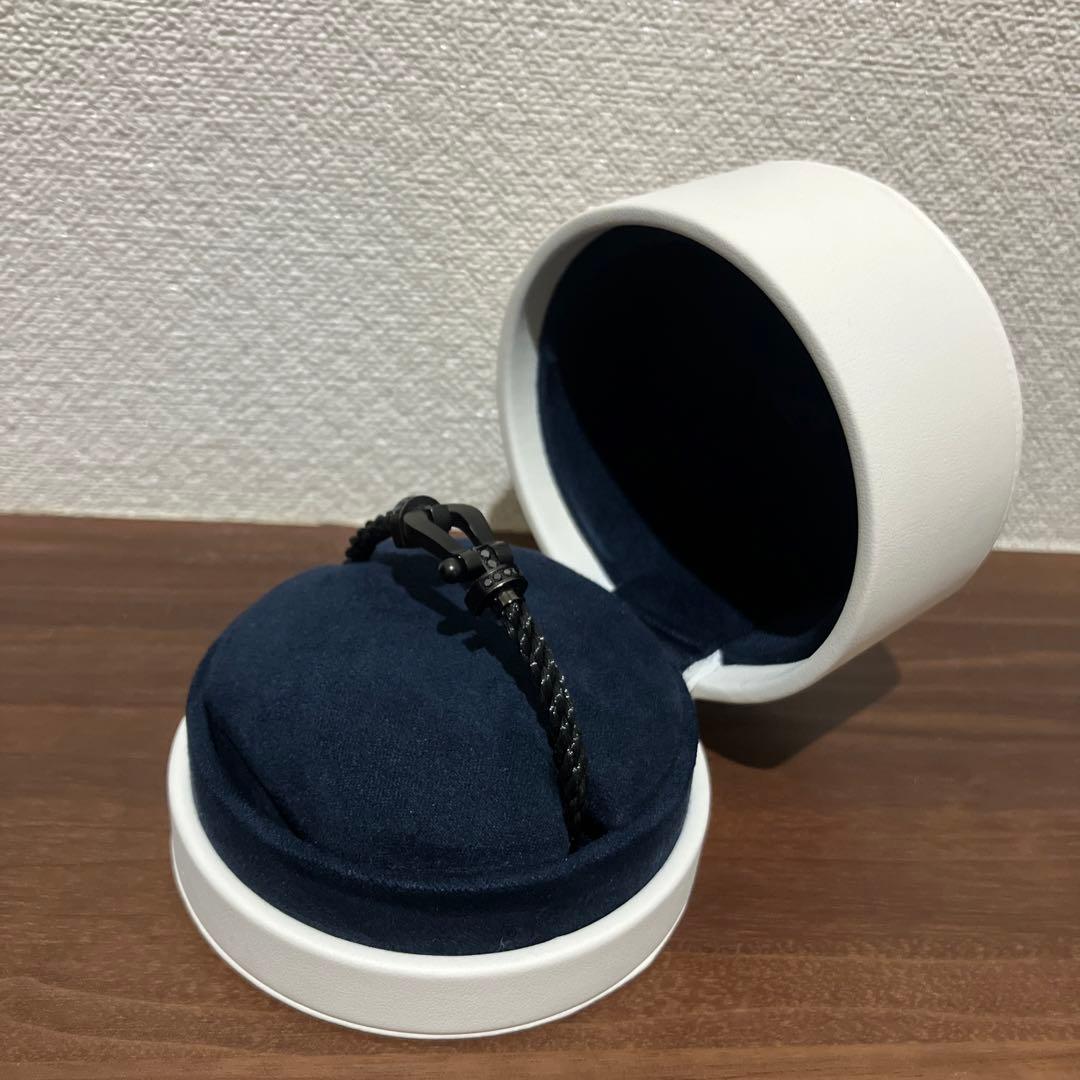 FRED フレッド フォース10 ブレスレット ブラックダイヤ ラージモデル