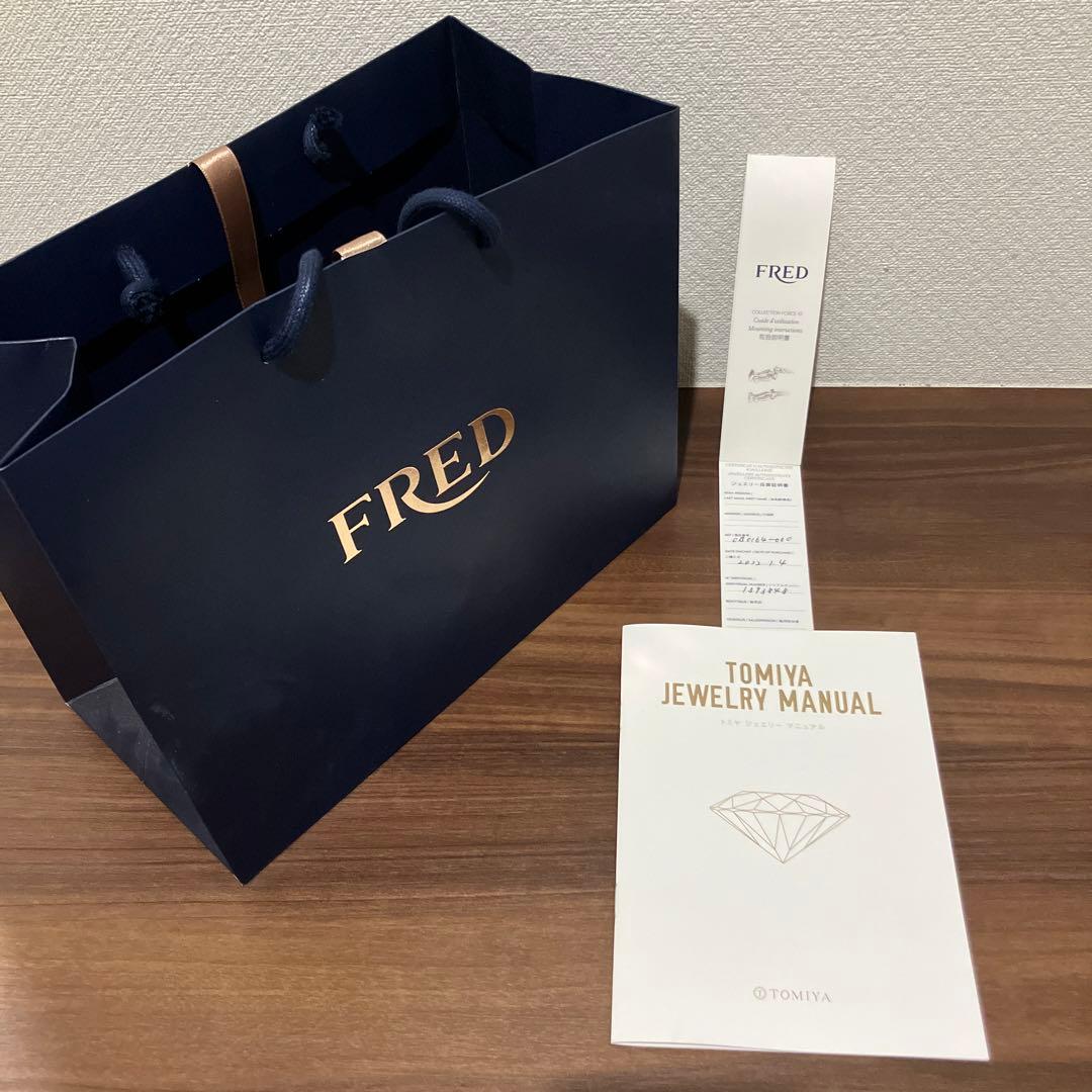 FRED フレッド フォース10 ブレスレット ブラックダイヤ ラージモデル