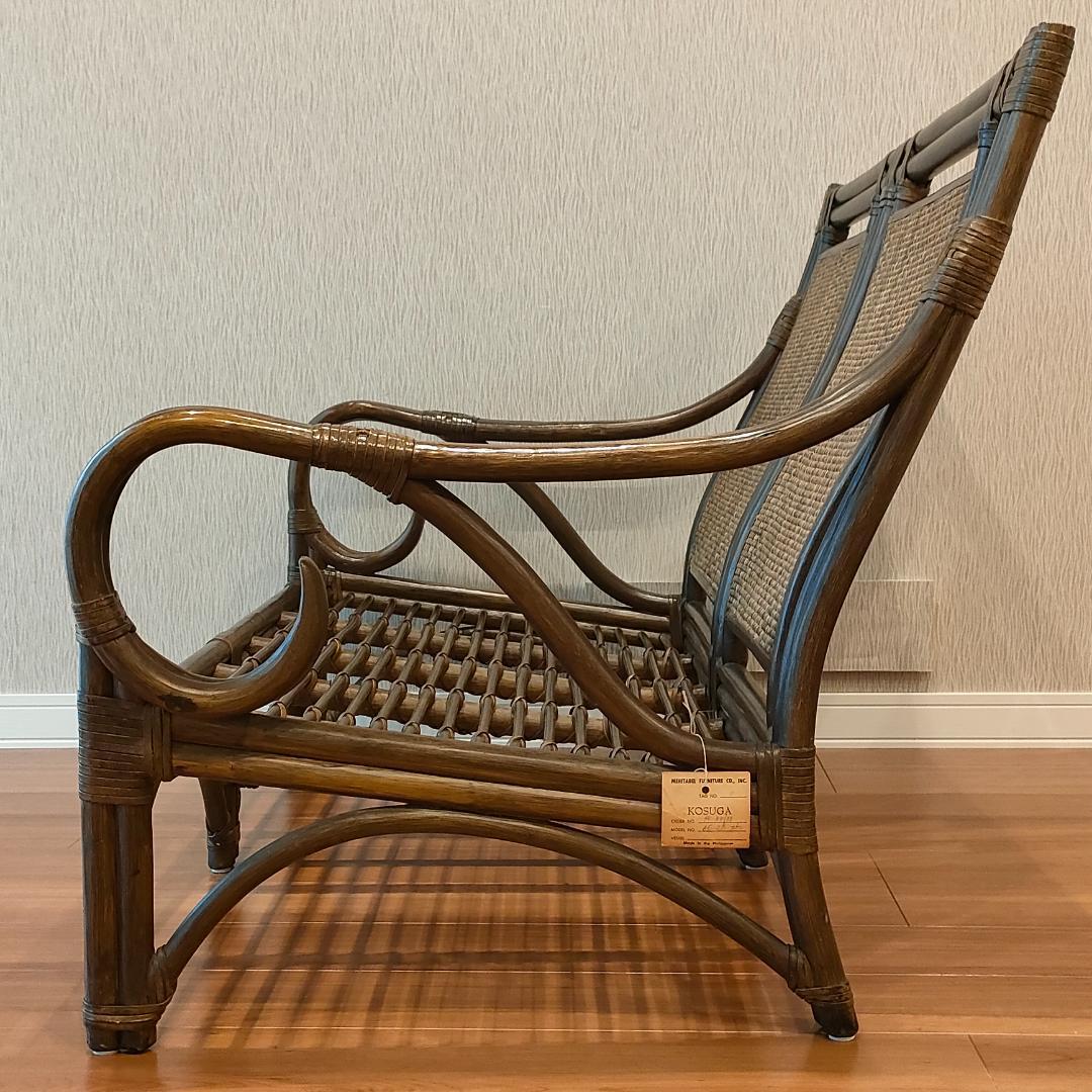 美品　KOSUGA　MEHITABEL　コスガ　アジアン家具　2人掛けソファ