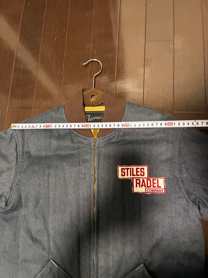 Pherrow's 中綿キルティングジャケット\"MUSTANGS\"38