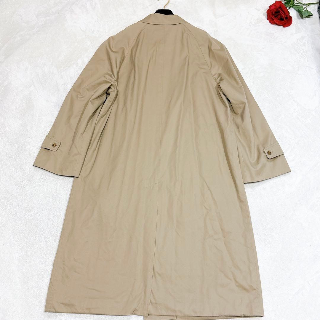 ほぼ未使用✨　アクアスキュータム　ステンカラーコート　ベージュ　メンズ　XL