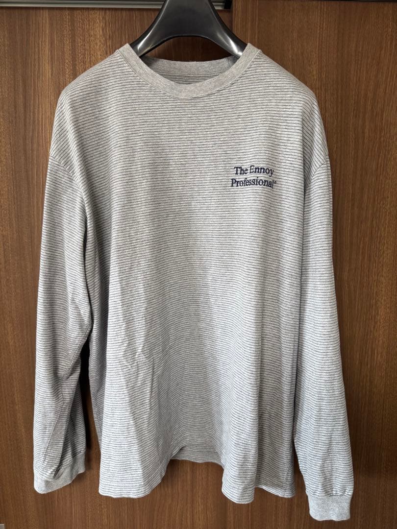 Ennoy エンノイ L/S BORDER T-SHIRTS