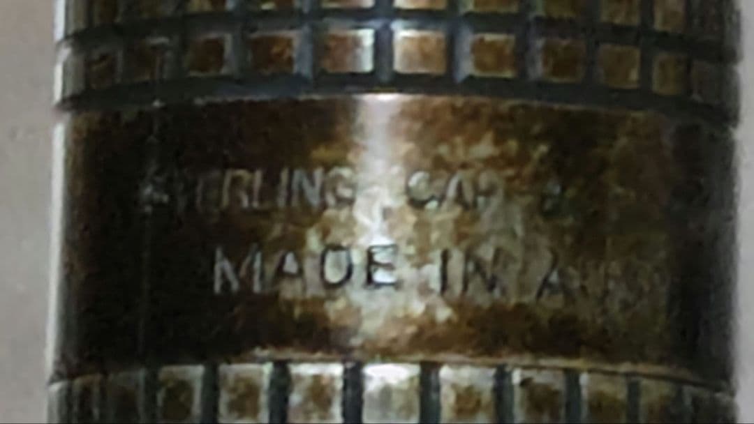 パーカー　シルバー万年筆ボールペンセット　AUST製