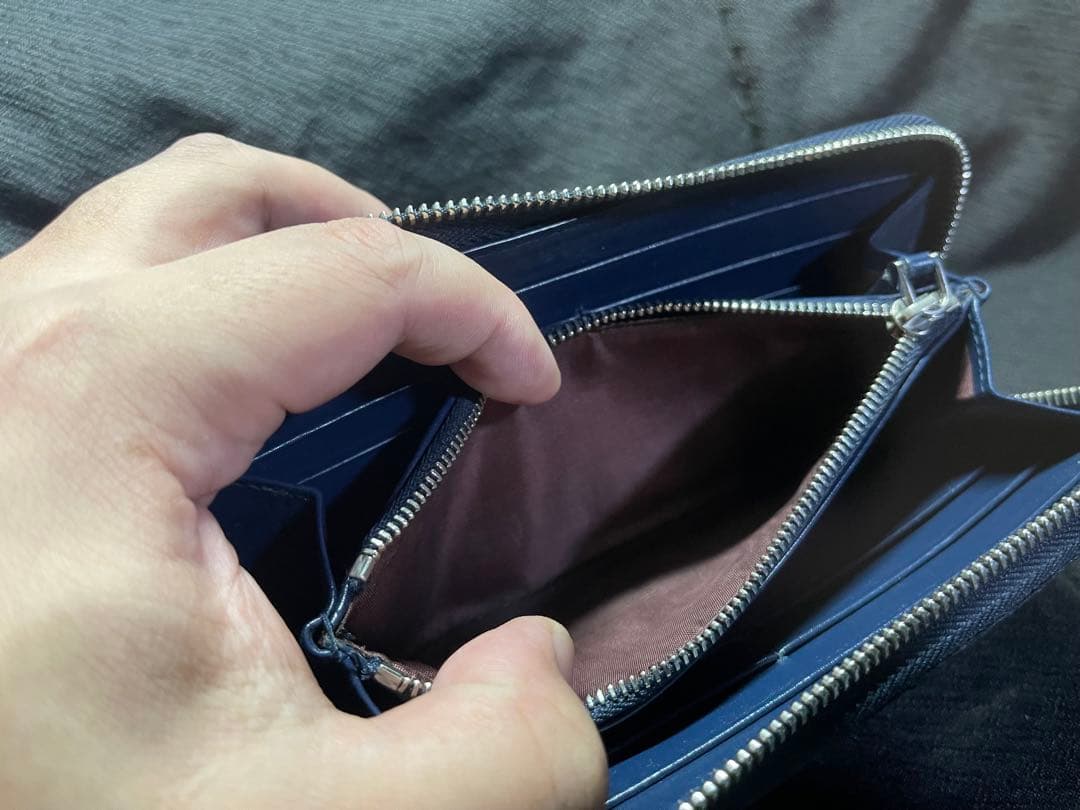 BVLGARI ブルガリ リザード革　長財布 ラウンドファスナー 付属品完備