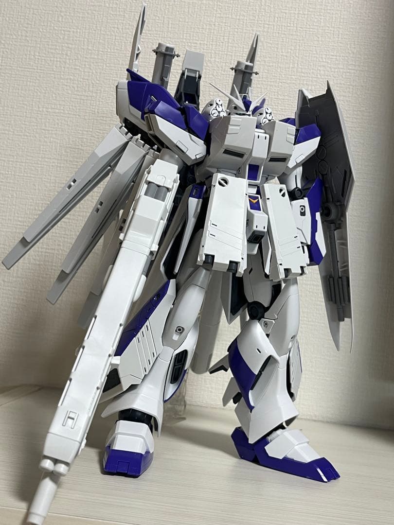 MG Hi-νガンダムVer.Ka＋HWS拡張セット【組立済】