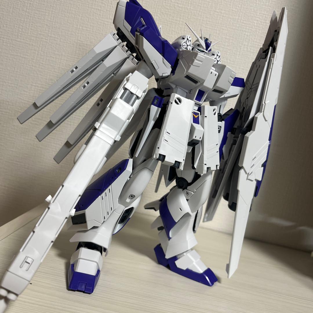 MG Hi-νガンダムVer.Ka＋HWS拡張セット【組立済】