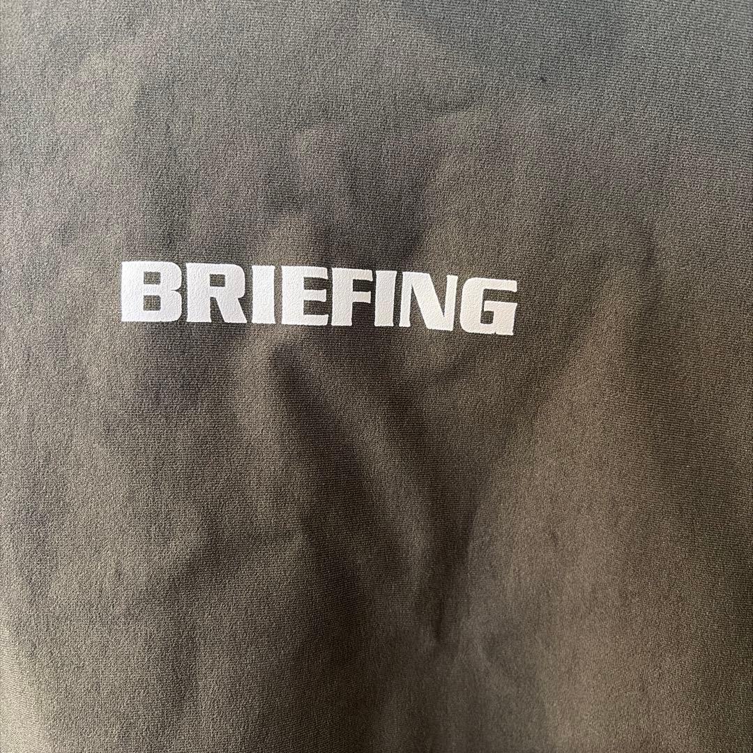 BRIEFING モックネック オリーブ　LL