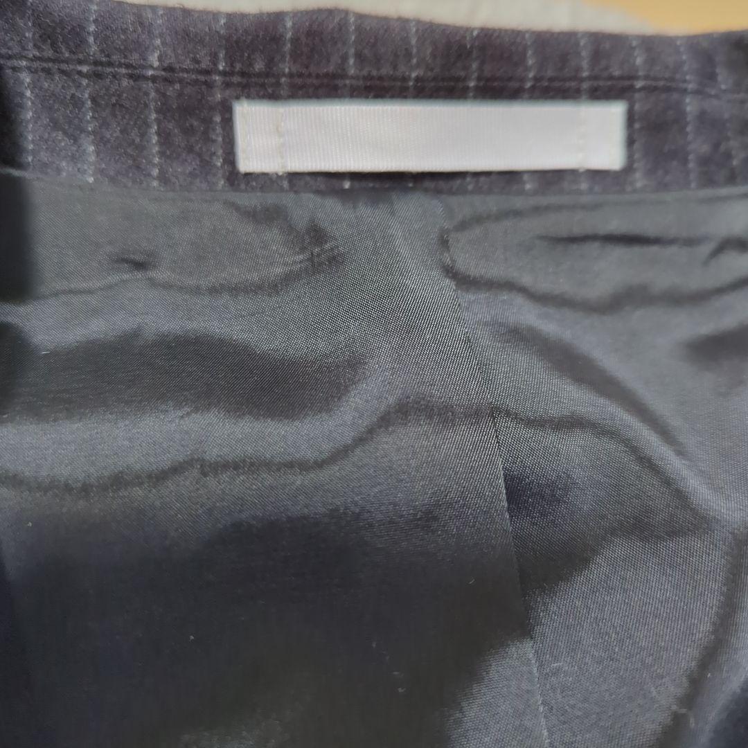 AOKI LES MUES セットアップスーツ　ストライプ　グレー　L　ウール