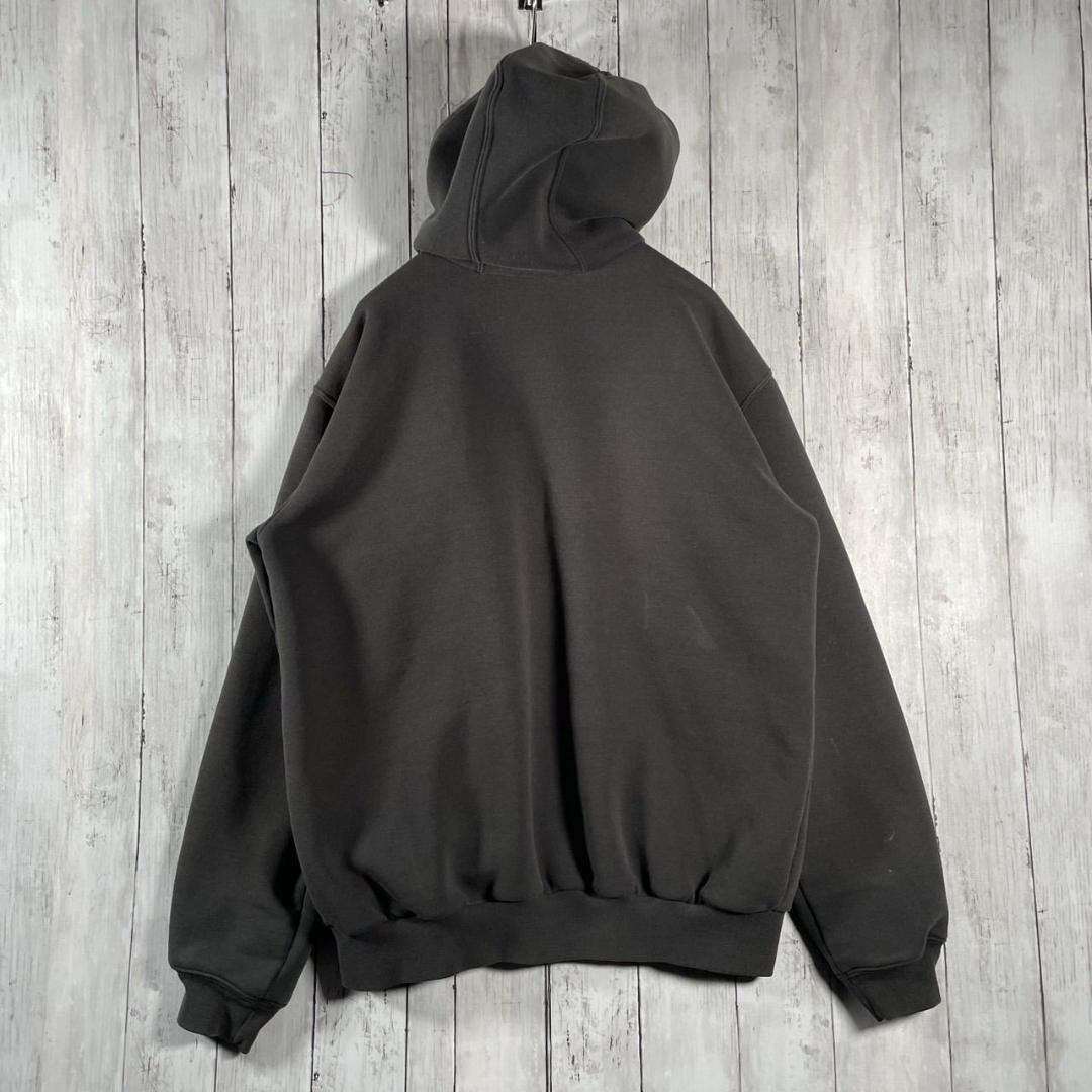カーハート 裏サーマル ジップアップ パーカー ダブルフェイス S ブラック