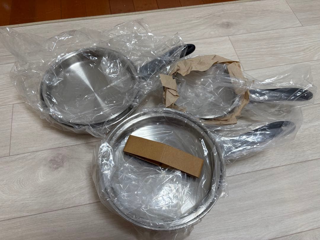 新品未使用　AMWAY 鍋・フライパンセット ステンレス製 未使用