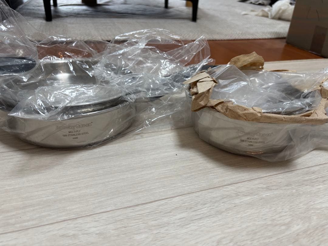 新品未使用　AMWAY 鍋・フライパンセット ステンレス製 未使用